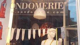 The left window of the Condomerie is about size and fit.