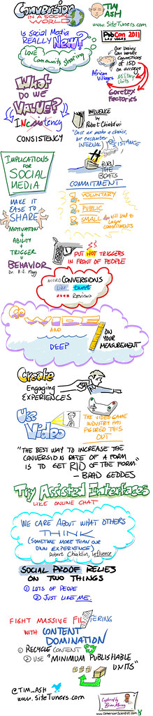Tim Ash Conversion in a Social World Infograph