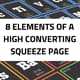 8 Elements of a High Converting Squeeze Page