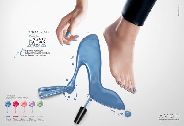 avon color trend nail polish An example of emotionally persuasive copy in this Avon color trend nail polish, Fairytale collection: