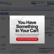 Image of BabyAge exit-intent overlay