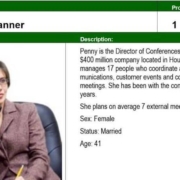 User Persona Example Part One: Basic description and demographics.