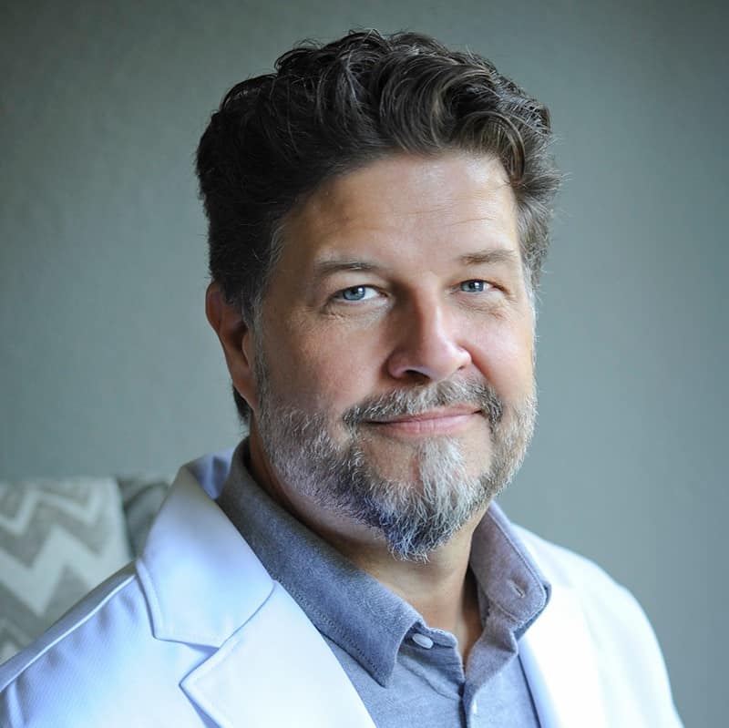 Brian Massey in a Lab Coat