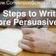 Five Steps to Write More Persuasively
