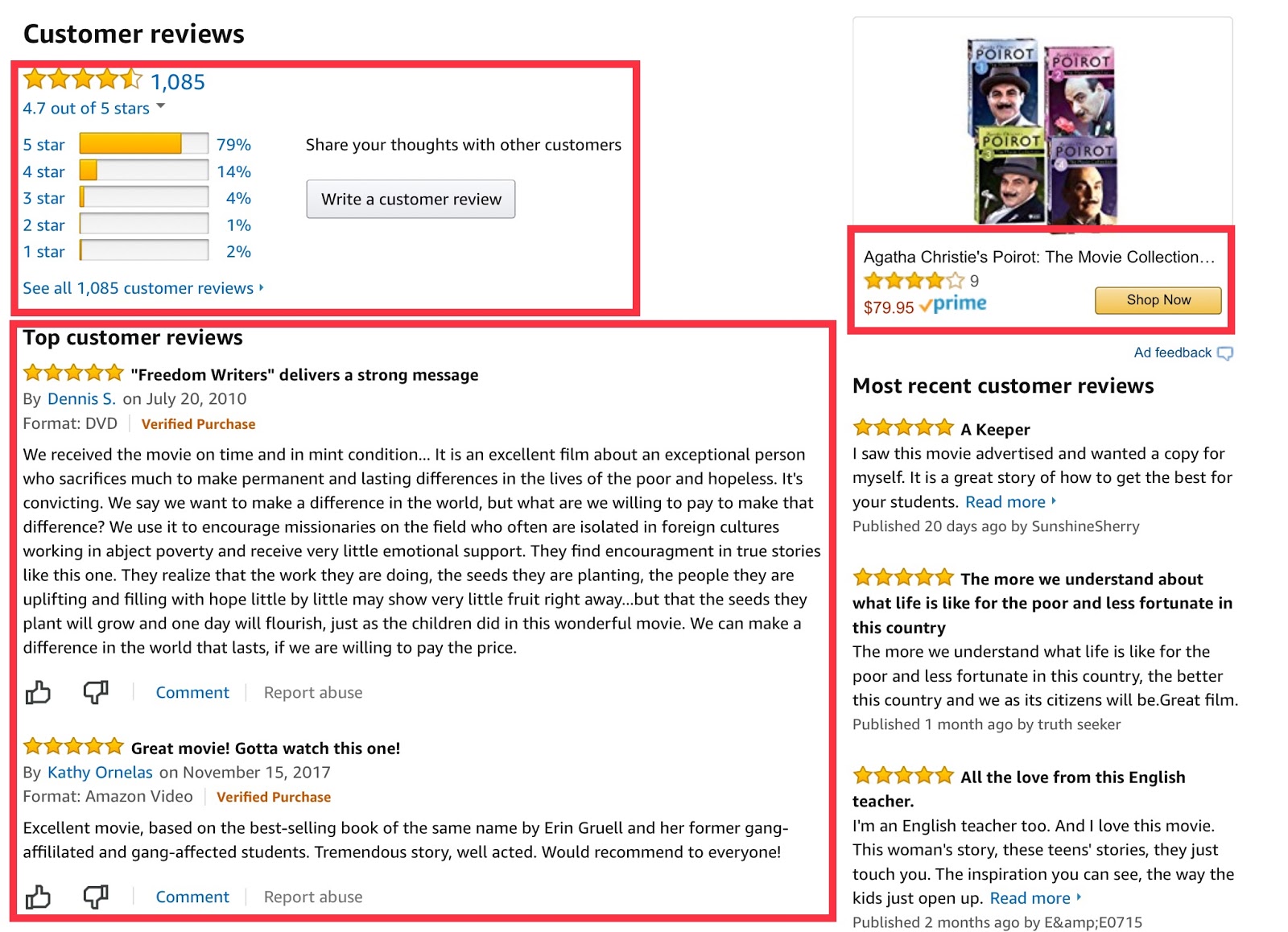 Retail Conversion Lessons: Amazon uses customer reviews to maximum effect. Amazon uses customer reviews to maximum effect.