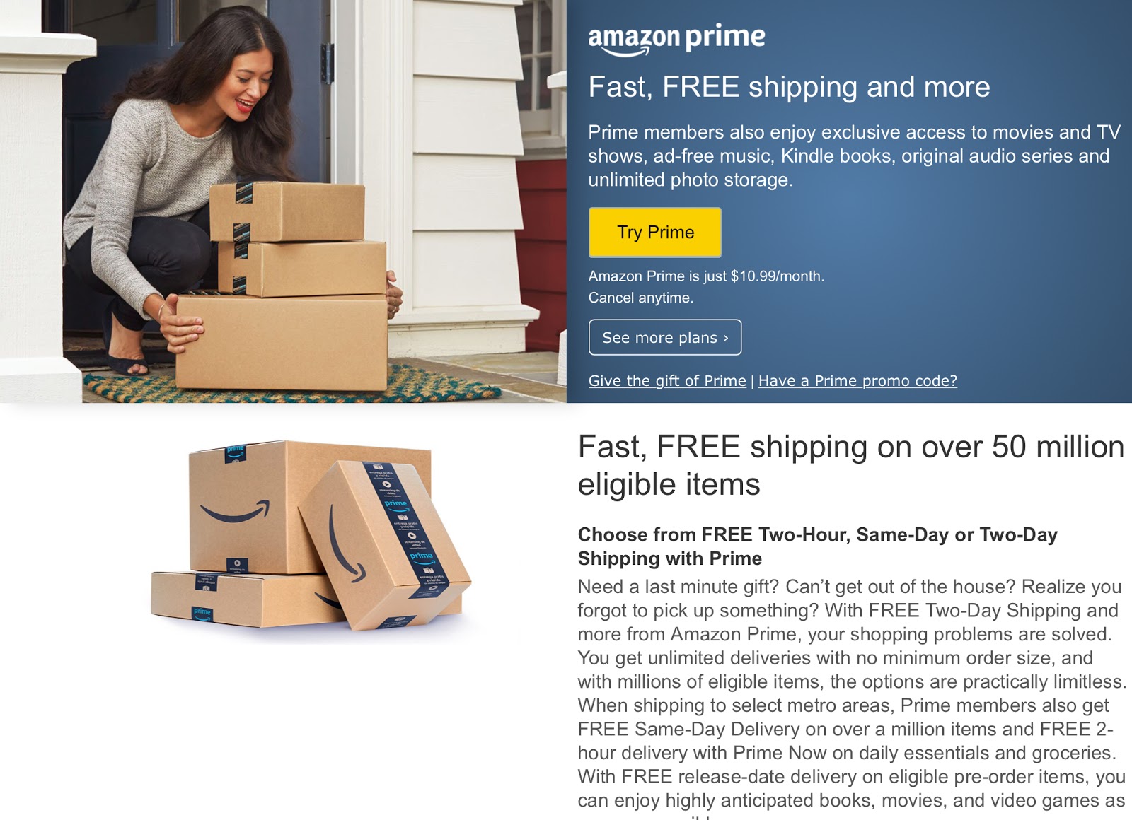 Amazon Prime: You paid for it. You better use it. Amazon Prime: You paid for it. You better use it.