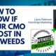 Photo of Laura Patterson of vision edge marketing and words how to know if your CMO is lost in the weeds
