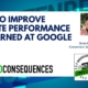 Pictures of Brian Massey and Lukas Haensch and title Do this first: how to improve website performance according to google