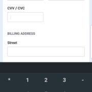Choosing the wrong keyboard may be the reason mobile visitors are not buying from you. Use the numeric keyboard for numeric fields.