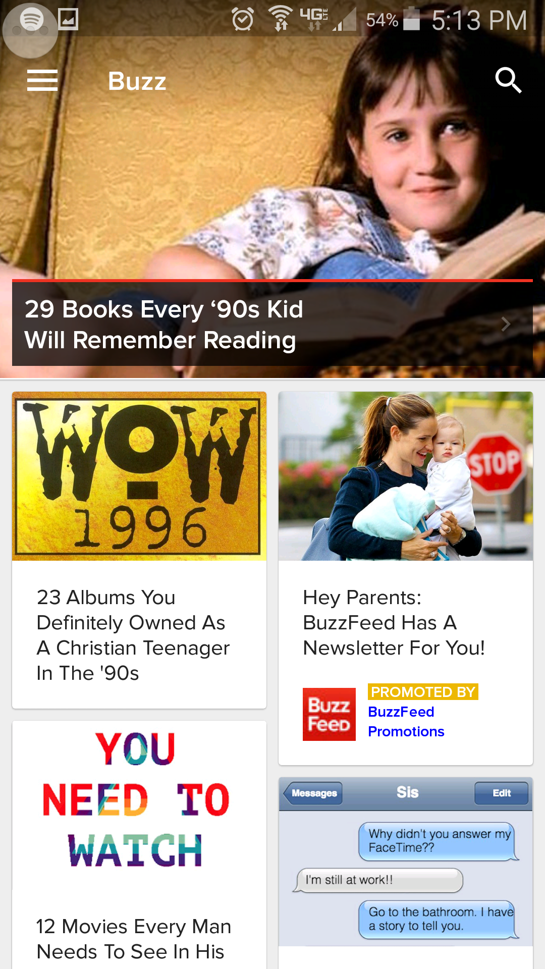 BuzzFeeds articles are easily digested with so many of them written in the form of a list.
