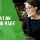 Woman working at a computer, with blog title on left.