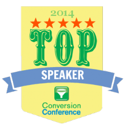 Conversion Conference Top Speaker 2014 joel harvey