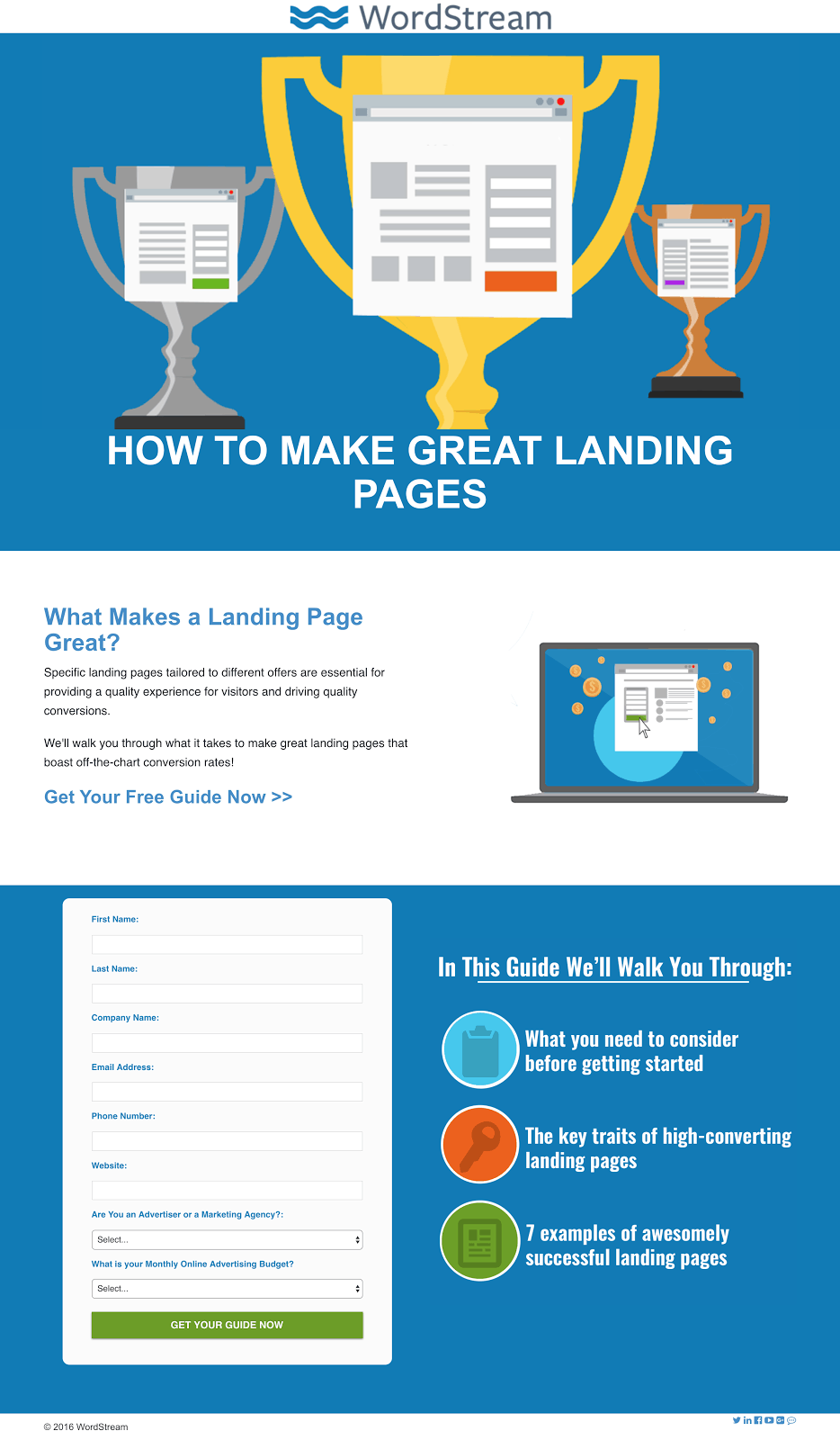 This page is highly relevant to the search term “how to create a highly optimised landing page”