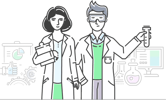 Conversion Scientists in lab coats