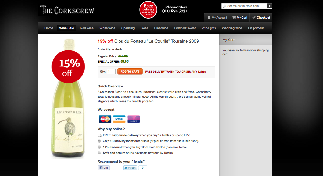 If you're offering a discount, don't hide it. If you're offering a discount, don't hide it.
