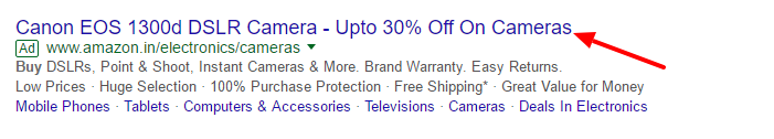 Highlight your special discount in the ad itself
