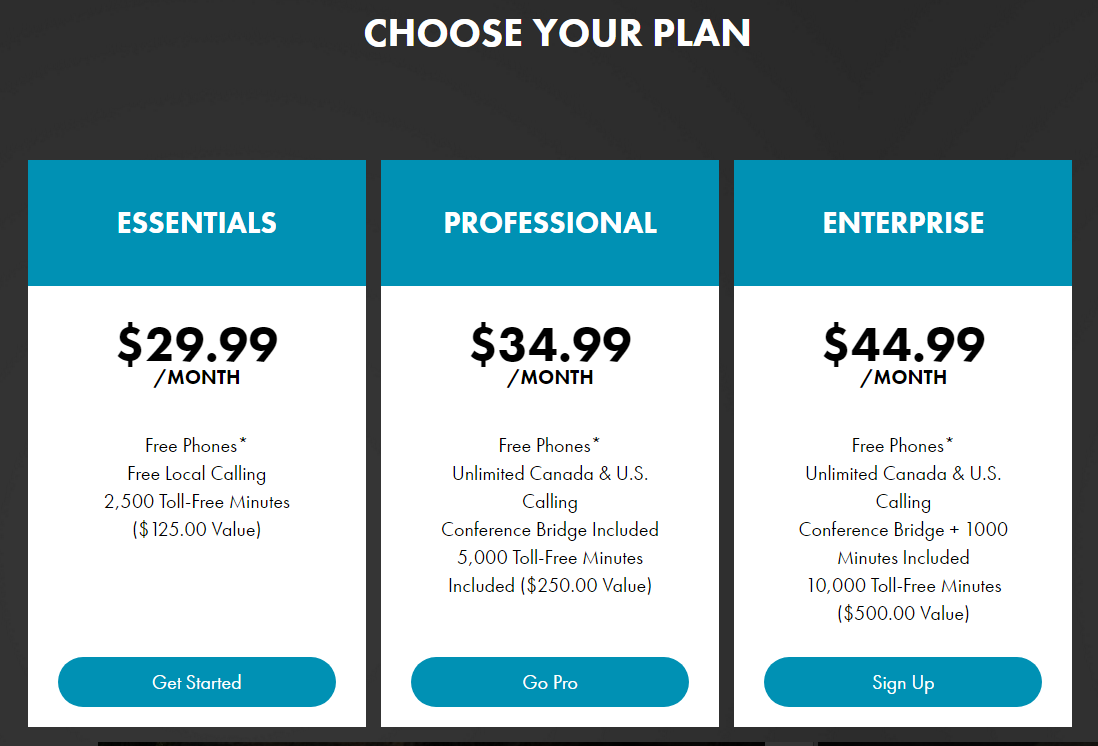 This pricing page offers no visual cues to “Help me choose.” This pricing page offers no visual cues to “Help me choose.”