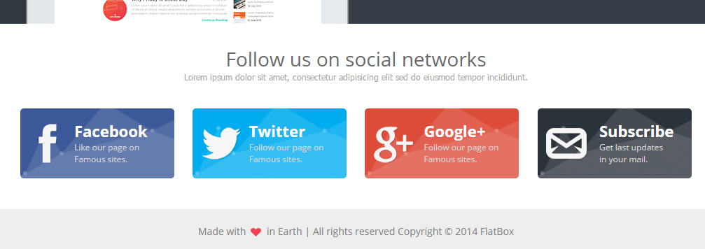 Most businesses aren't good at turning likes and follows into business. Save these buttons for the thank you page.