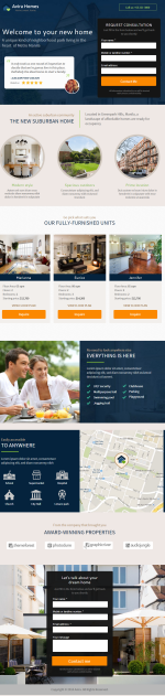 The typical "Banded Sales Page" delivers the value proposition for a page in separate sections, or bands.