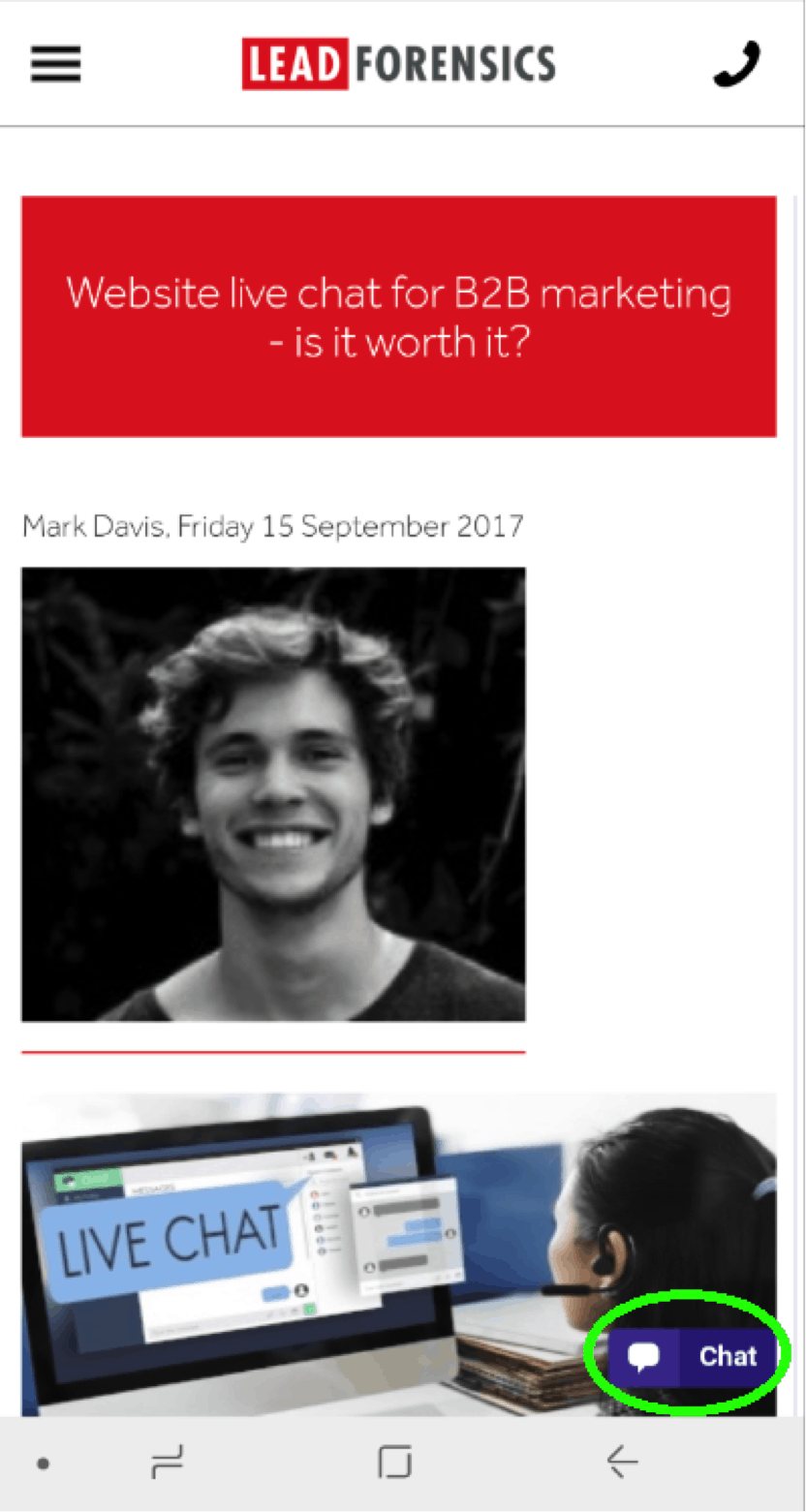 Make Live Chat available on desktop and mobile