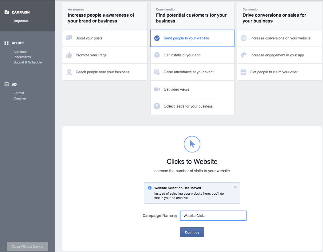 Naming your Facebook ad campaign
