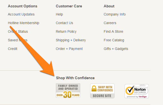 Northern Tool offers assurance by stating how long it has been operating