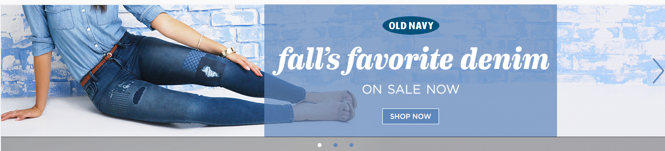 Old Navy appeals to your sense of belonging by being trendy yet accessible
