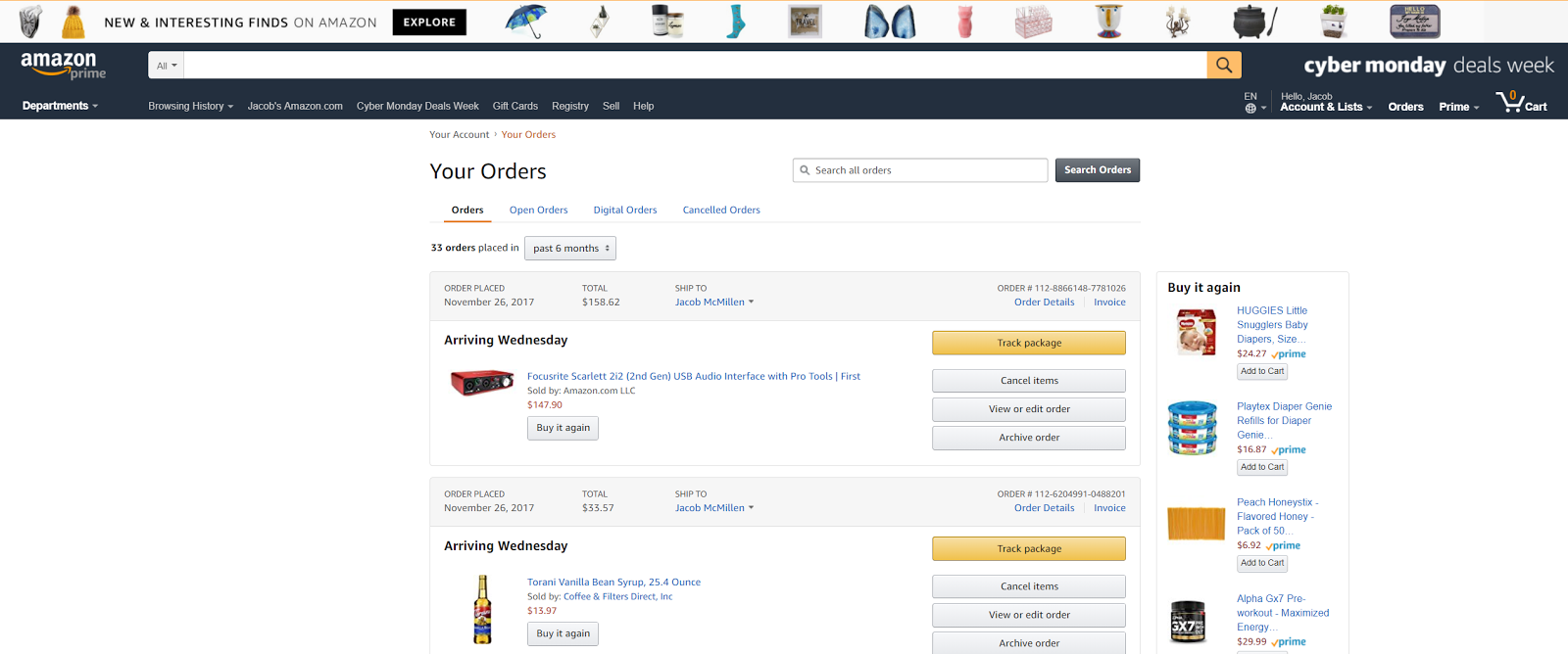 Even when checking the status of your orders, Amazon asks you to buy it. Again. Even when checking the status of your orders, Amazon asks you to buy it. Again.