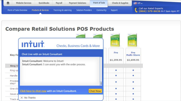 Proactively offering live chat increased sales for Intuit by 211% Proactively offering live chat increased sales for Intuit by 211%