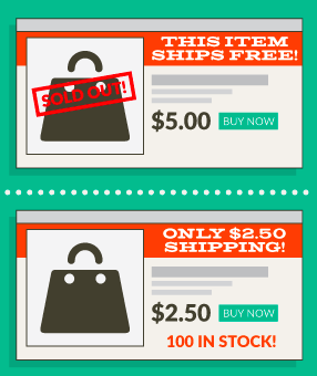 People are four to five times more likely to buy the first bag.