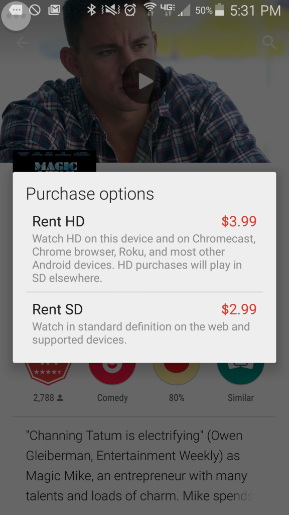 Renting options