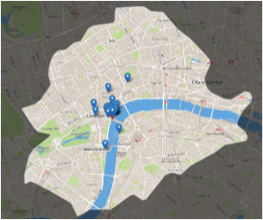 Search result with polygon model